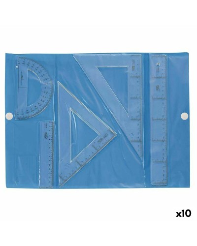 Safta Set Diseño Transparente 10 Piezas - Kit Artístico Completo
