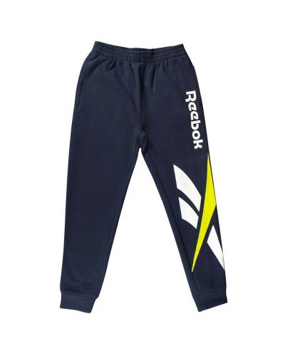 Reebok Pantaloni Sportivi Uomo Blu Marino - Big Intl - Pantalone Lungo
