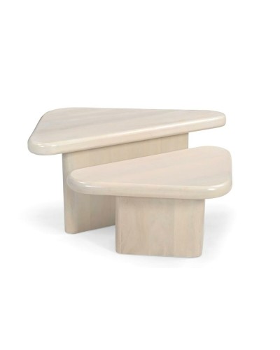 ESPRIT Coffee Table in Mango Wood with Spacious Dimensions (85 x 60 x 47 cm)

