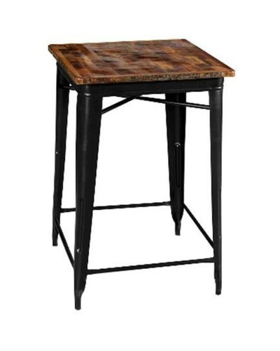 Matsalsbord Home ESPRIT Trä Metall 66 x 66 x 106 cm 66 x 66 x 102 cm