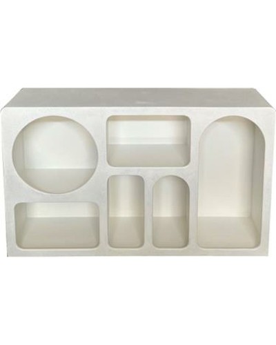 Buffet ESPRIT Blanc 120 x 75 cm, en Bois MDF
