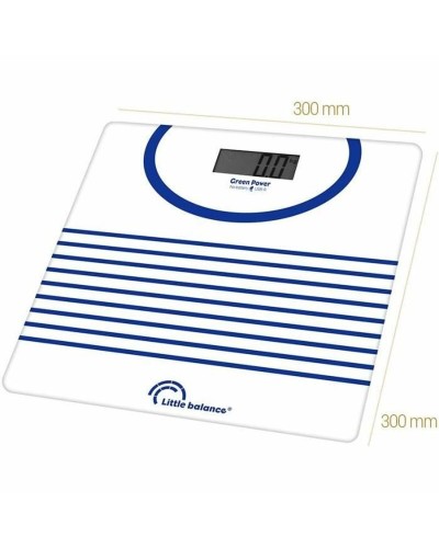 Pèse-personne Électronique Little Balance 180 kg - Bleu Clair/Blanc
