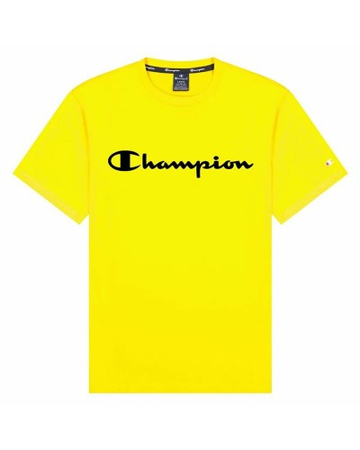 Champion Camiseta de Manga Corta Cuello Redondo Hombre - Algodón M
