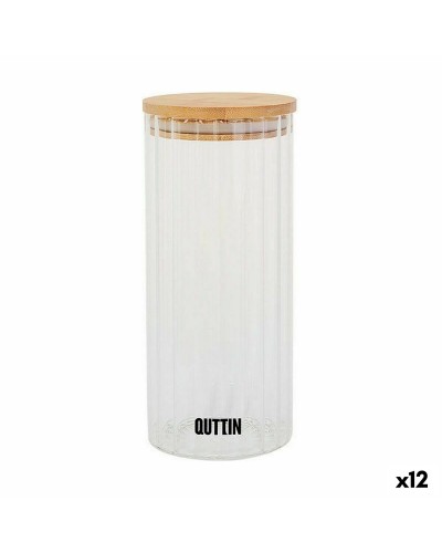 Blik Quttin Borosilicaatglas 1,05 L (12 Stuks)