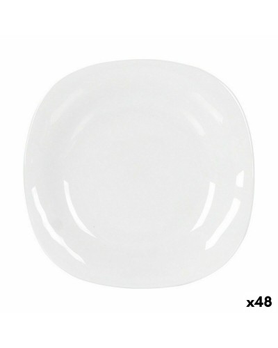 Plato de Postre La Mediterránea Palaos, Cuadrado 21x21x1,7 cm, Juego de 48
