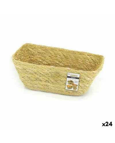 Cestino in Erba di Mare rettangolare Privilege | Ideale per la Casa o l'Ufficio (18 x 11 x 8 cm)