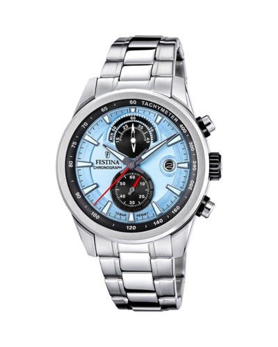 Festina Montre Homme F20694/2 Argenté - Chronographe Acier Inoxydable
