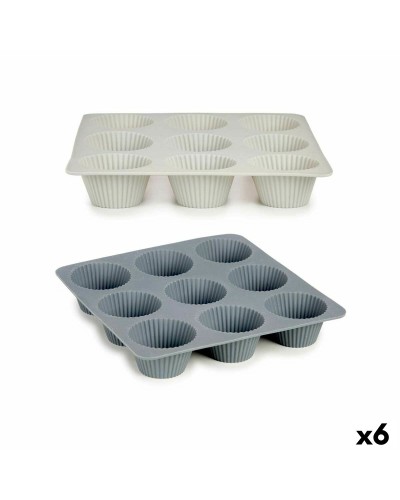 Muffinsbricka 22 x 3 x 22 cm Magdalenas (6 antal)