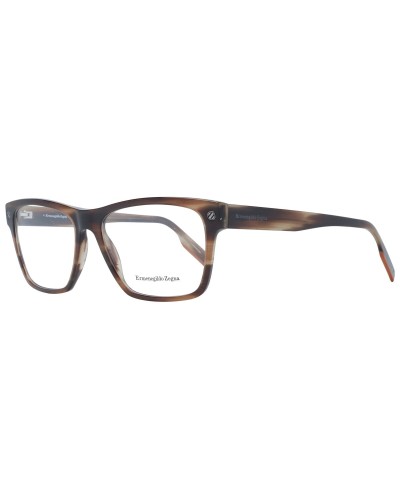 Ermenegildo Zegna EZ5231 : Monture Lunettes Homme - Taille 56 Noir Mat
