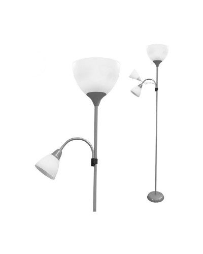 Lampada da Terra EDM Boston, Metallo Argentato, Decorativa per Interni