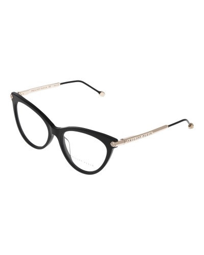 PHILIPP PLEIN VPP037S : Lunettes Femme Design, Taille 54, Noir/Or
