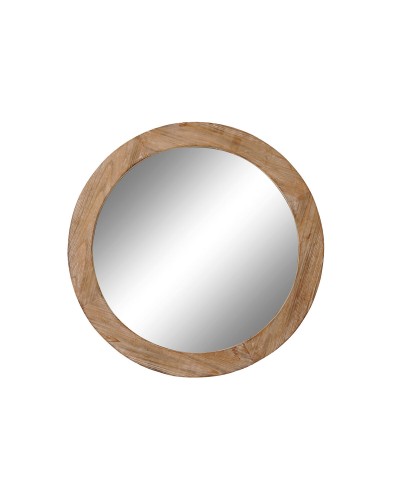 Specchio da Parete DKD Home Decor Alpino Marrone | 66 x 5 x 66 cm