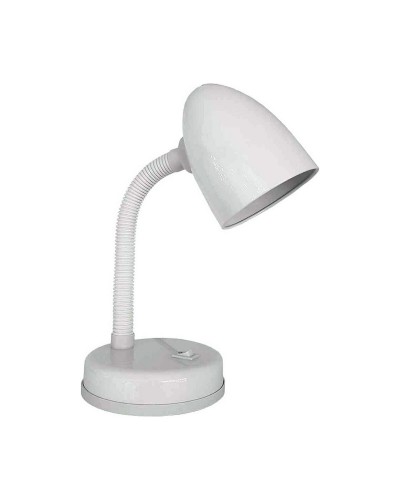 Lampe de bureau EDM Amsterdam Flexo, Métal Blanc, E27 60W, 13 x 34 cm
