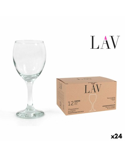 LAV Empire Weinglas | Elegant und Robust | 245 ml | Ideal zum Servieren von Weinen
