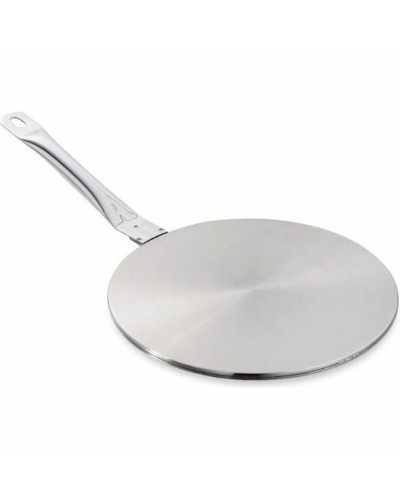 Baumalu Crêpe Pan, Silver Stainless Steel, Ø 20 cm, Ideal for Delicious Crêpes
