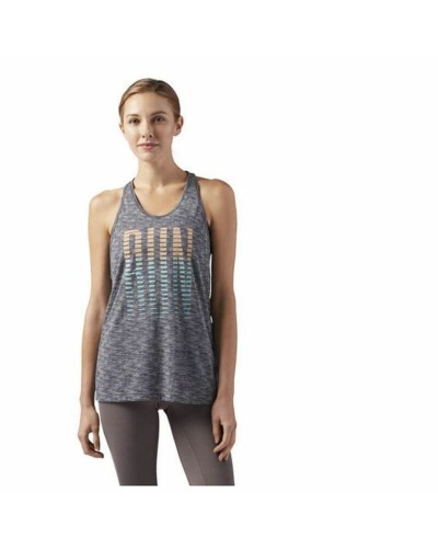 Reebok Women's Tank Top RE TANK Grey - Sport & Fitness
