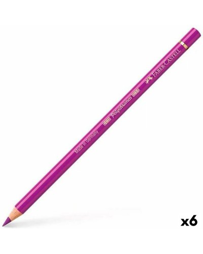 Färgpennor Faber-Castell Polychromos Karmosinröd 6 Delar