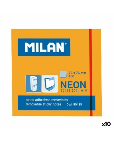 Tarralaput Milan Oranssi 76 x 76 mm (10 osaa)