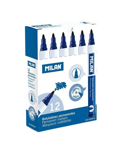 Marcatore permanente Milan Azzurro 4 mm (12 Unità)