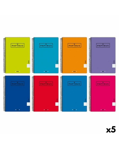 Quaderno Papyrus Uniclasic Quarto, 80 Pagine, Righe/Quadri - Set 5 Pezzi
