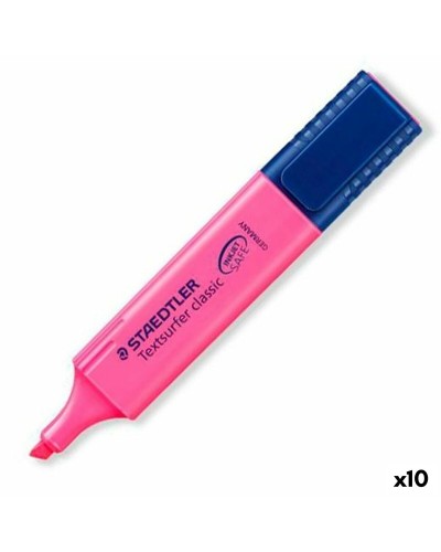 Staedtler Textsurfer Classic - Resaltador Fucsia - 10 Unidades - Universal
