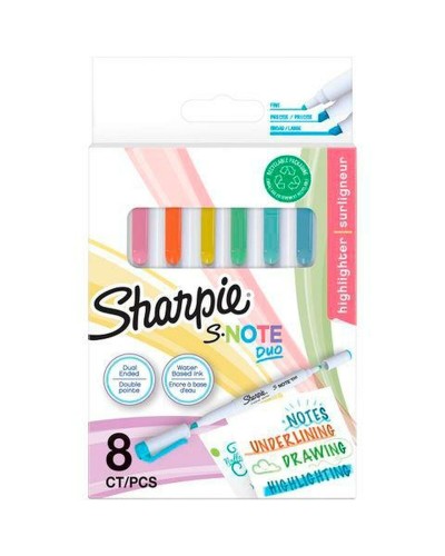 Sharpie S-NOTE DUO: Set Mehrfarbige Marker Textmarker & Schreiben
