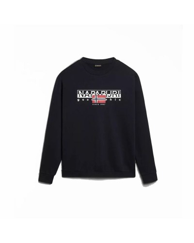 Napapijri Sweat Enfant B-Aylmer C Noir à Capuche - Confort et Style
