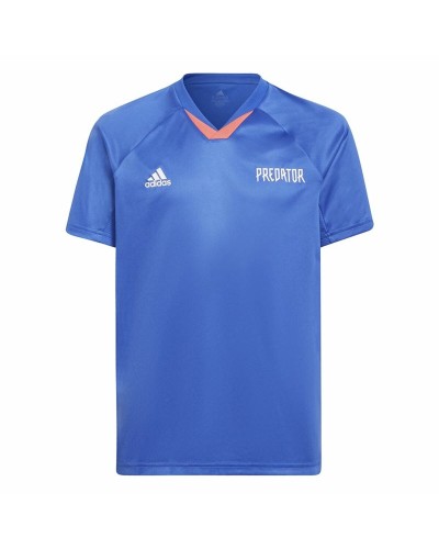 Barn T-shirt med kortärm Adidas Predator Blå