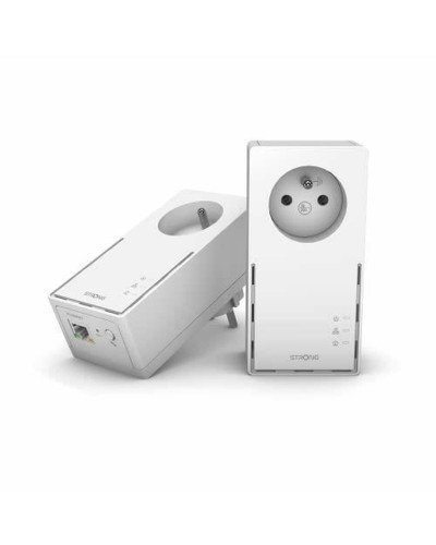 STRONG Powerline 1000 Duo: Adaptador PLC, Kit de 2 Unidades, Internet Rápido
