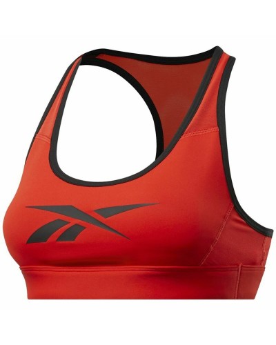 Reebok Hero Sujetador Deportivo Mujer - Sujeción Media Rojo
