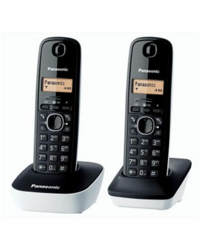 Telefono Senza Fili Panasonic KX-TG1612 Ambra Nero/Bianco
