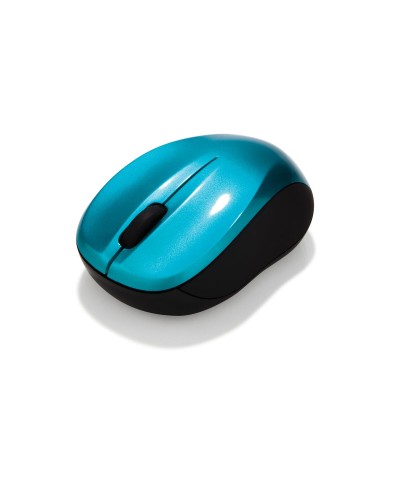 Verbatim Mouse Ottico 49044, Azzurro Ciano, Ideale per Ufficio e Casa
