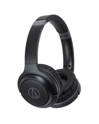 Auriculares Audio-Technica ATH-S220BTBK - Bluetooth, Ligeros, Bajos Potenciados
