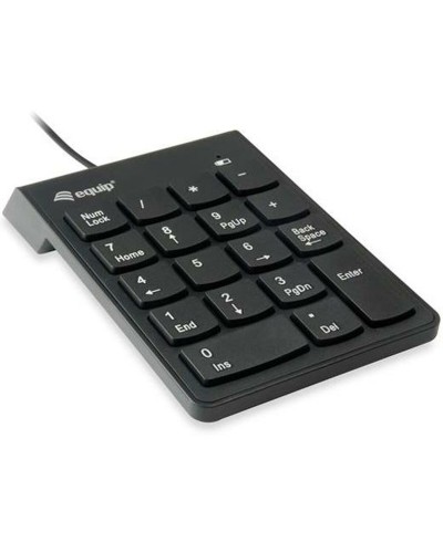 Teclado Numérico USB Negro - Ergonómico y Portátil
