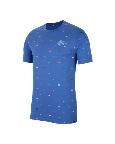 Nike Sportswear: Men's Indigo Short Sleeve T-Shirt - Sport & Casual
