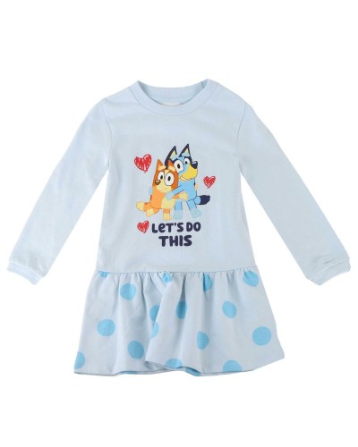 Mekko Bluey Vaaleansininen