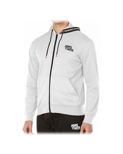 John Smith Nesque Sportjacke für Herren, Weiß - Atmungsaktiv und Leicht
