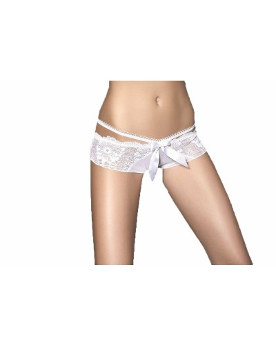 Slip Femme Anaïs Blanc Coton Lingerie Confortable
