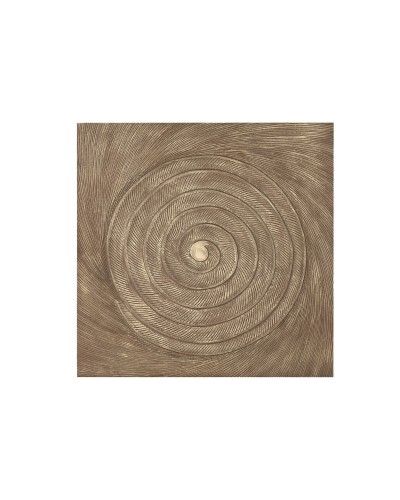 Décoration Murale Moderne ESPRIT Dorée, 120 x 3,5 x 120 cm
