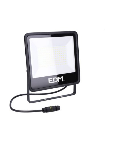 Faretto LED EDM Black Series 100W 6400K | Illuminazione a LED potente per spazi interni ed esterni