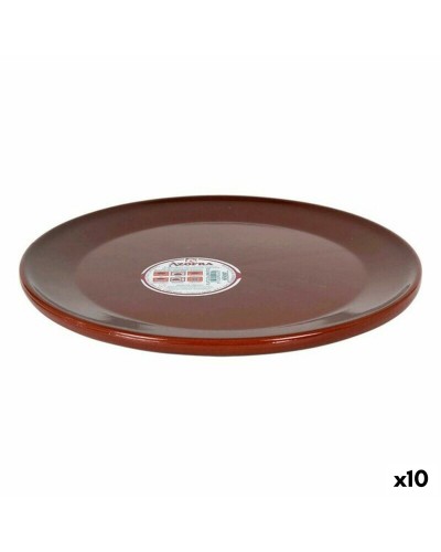 Marmite Azofra Marron de 32 cm | 10 Pièces | Idéale pour Cuisiner de Grandes Portions

