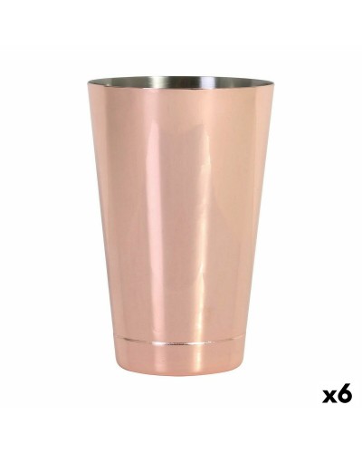 Sekoitusastia Inde Ruostumaton teräs Vaalea kupari Cocktail 50 cl (6 osaa)