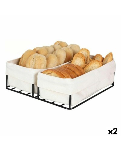 Brödkorg Viejo Valle 2 Korgar 100% bomull 24 x 23 x 7 cm (2 antal)