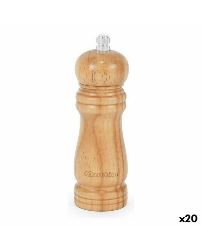 Quttin Electric Spice Grinder in Wood - Practical and Powerful for Grinding All Types of Spices
