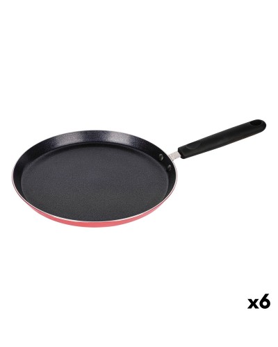 Poêle à Crêpes Antiadhésive Quttin Infinity 25,5 x 42,5 cm, Rouge
