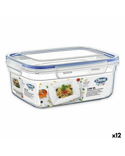 Airtight Lunch Box Dem Rectangular - 2.3L - 24x18x10cm
