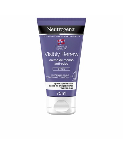 Neutrogena Visibly Renew Crema de Manos Antiedad 75ml - Hidratación Profunda
