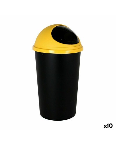 Tontarelli Small Hoop Abfallbehälter Gelb/Schwarz 25 Liter (10er Pack)
