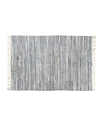 Alfombra Contemporánea ESPRIT Azul y Blanco 120x180 cm, Altura 0,5 cm
