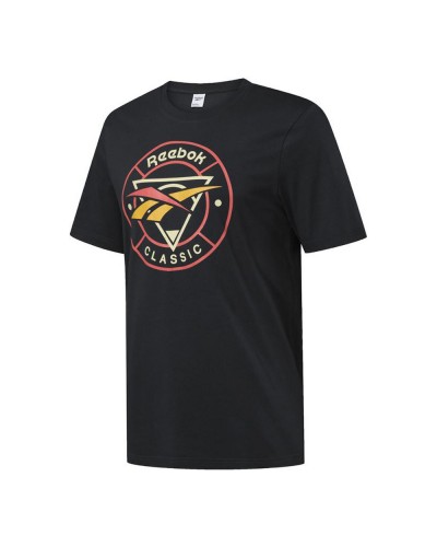 Reebok Classic Trail T-Shirt für Herren Schwarz Kurzarm - Sport & Freizeit
